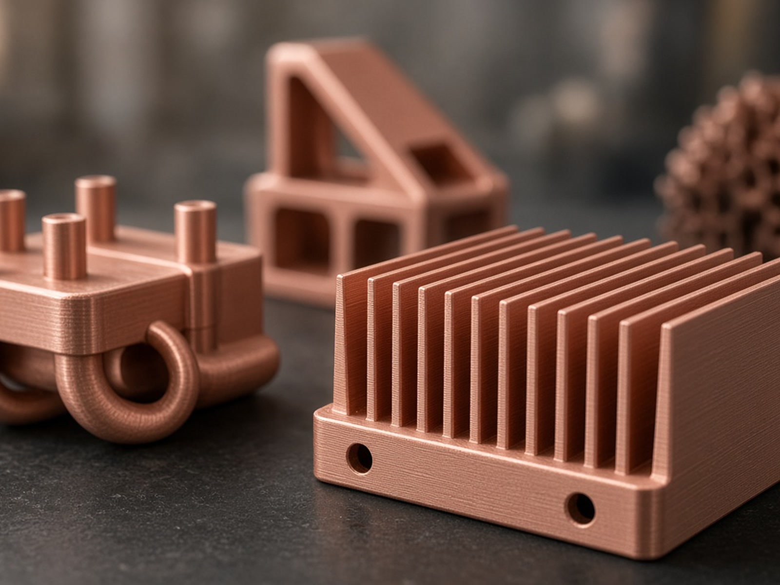 Industrial Additive Manufacturing and Material Evaluation